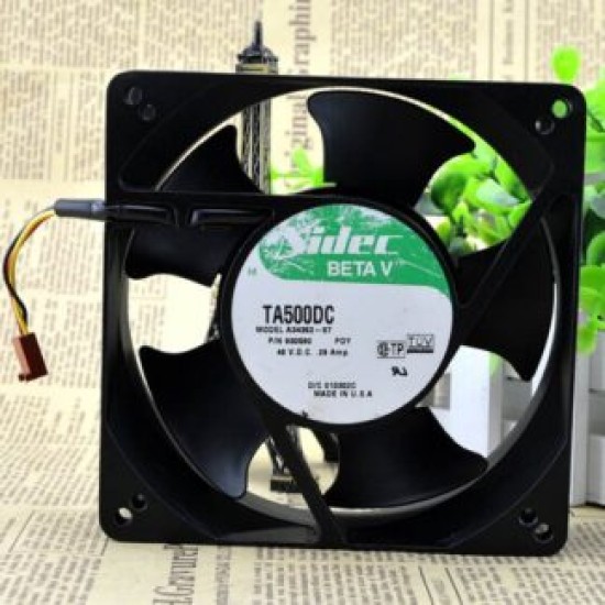 Nidec A34362-87 48V 127x127x38mm high temperature cooling fan