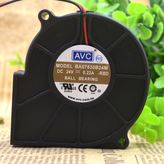 AVC BA07530B24M 7.5CM 24V 0.22A Centrifugal blower Turbine cooling fan AVC BA07530B24M 7.5CM 24V 0.22A Centrifugal blower Turbine cooling fan