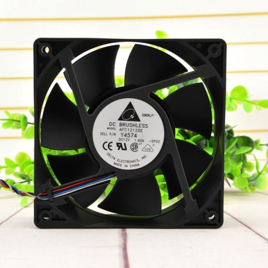 Delta AFC1212DE 12cm 12V 1.6A pwm cooling fan Delta AFC1212DE 12cm 12V 1.6A pwm cooling fan