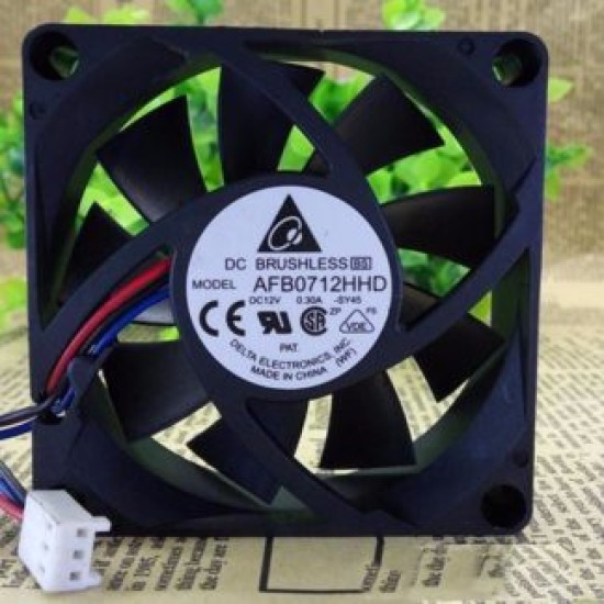 Delta AFB0712HHD DC12V 0.3A Server Inverter Industrial Axial Cooling Fan Delta AFB0712HHD DC12V 0.3A Server Inverter Industrial Axial Cooling Fan