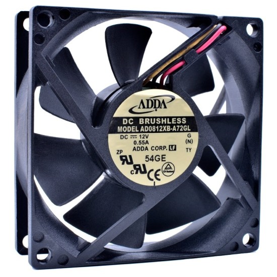 ADDA AD0812XB-A72GL DC12V 0.55A Computer cooling fan ADDA AD0812XB-A72GL DC12V 0.55A Computer cooling fan