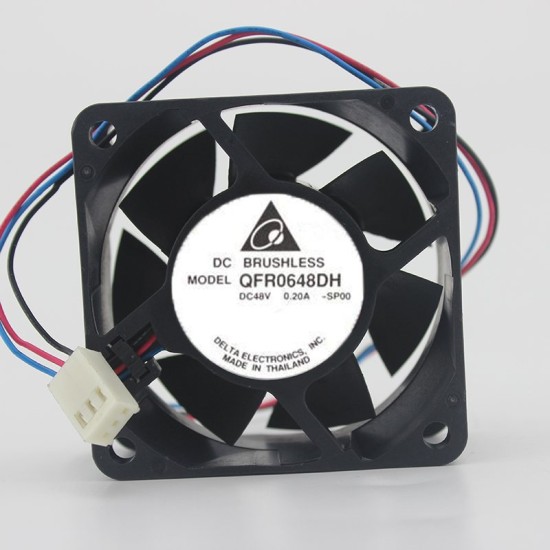 Delta QFR0648DH 48V 0.20A 6CM four-wire PWM cooling fan Delta QFR0648DH 48V 0.20A 6CM four-wire PWM cooling fan