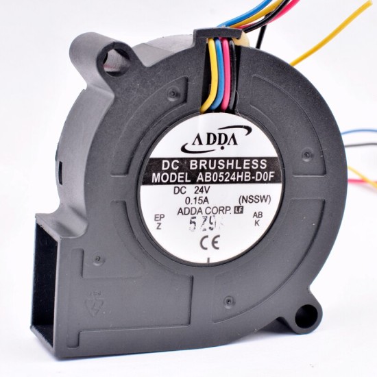 ADDA AB0524HB-D0F DC24V 0.15A 4-wires pwm blower inverter fan ADDA AB0524HB-D0F DC24V 0.15A 4-wires pwm blower inverter fan