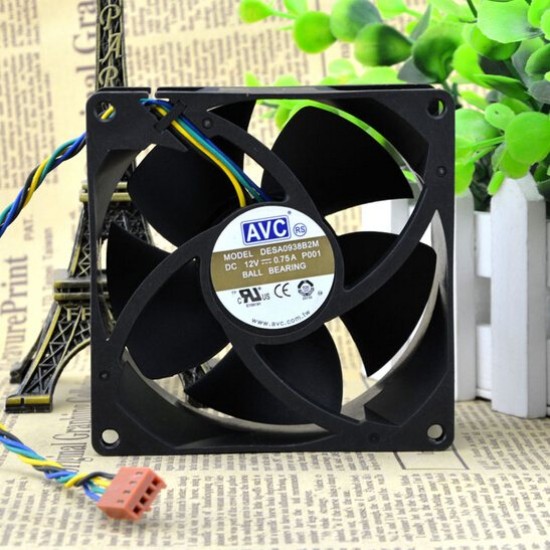AVC DESA0938B2M 0.75A 4line PWM temperature control double ball fan AVC DESA0938B2M 0.75A 4line PWM temperature control double ball fan