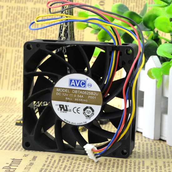 AVC  DBTA0825B2U 12V 0.54A PWM intelligent speed control fan