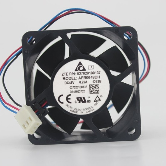 AFB0648DH DE2B 48V 0.26A large air volume cooling fan