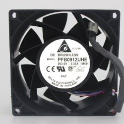 Delta PFB0912UHE 12V 2.35A 9CM 4 line Super Violence Server cooling fan Delta PFB0912UHE 12V 2.35A 9CM 4 line Super Violence Server cooling fan