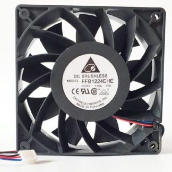 DELTA FFB1224EHE-F00 120x120x38mm DC24V 1.5A 3 Lines server inverter cooling fan DELTA FFB1224EHE-F00 120x120x38mm DC24V 1.5A 3 Lines server inverter cooling fan