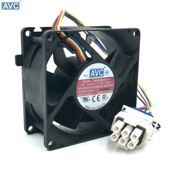 AVC DAZB0838RCM-PG01 13.6V 0.17A ball bearing fan AVC DAZB0838RCM-PG01 13.6V 0.17A ball bearing fan