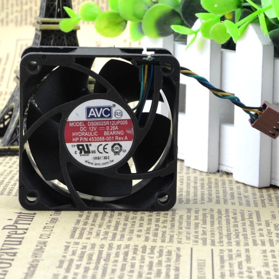 AVC DS06025R12UP005 12V 0.26A four-wire PWM speed control cooling fan AVC DS06025R12UP005 12V 0.26A four-wire PWM speed control cooling fan