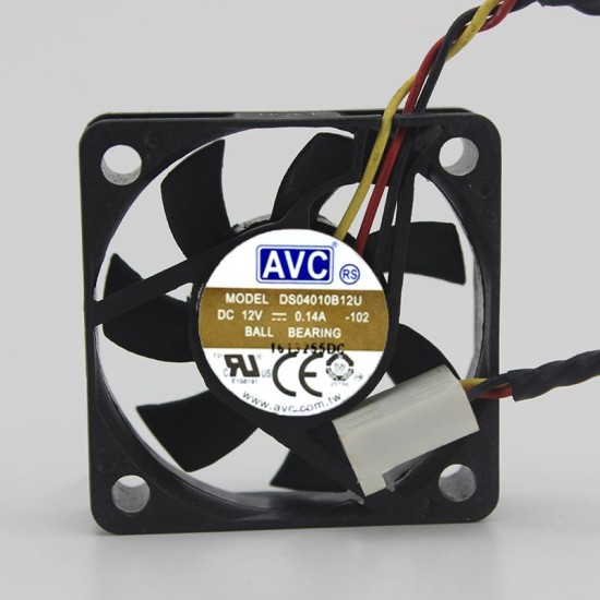 AVC DS04010B12U DC 12V 0.14A ball bearing CPU axial cooling fan AVC DS04010B12U DC 12V 0.14A ball bearing CPU axial cooling fan