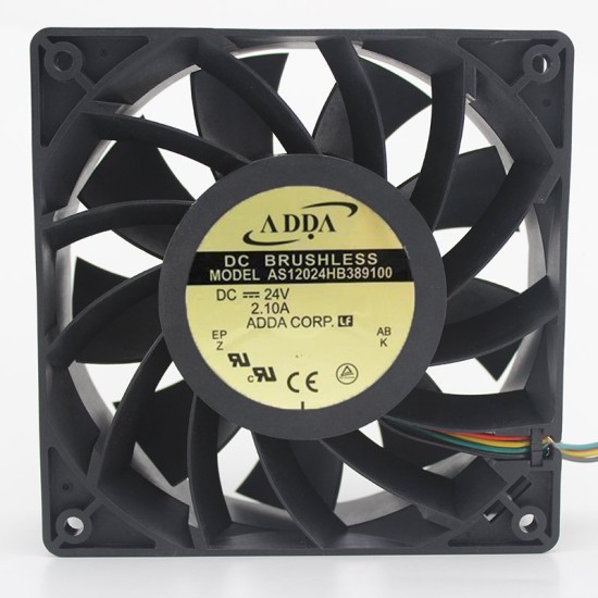 ADDA AS12024HB389100 DC24V 2.1A Cooling Double Ball Fan ADDA AS12024HB389100 DC24V 2.1A Cooling Double Ball Fan
