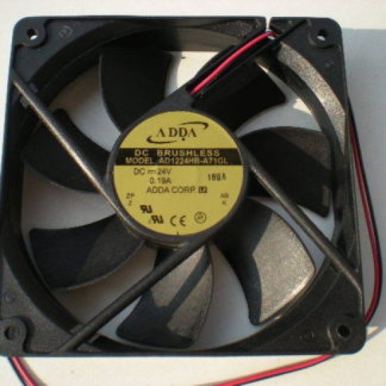 ADDA AD1224HB-A71GL 24V cooling axial fan ADDA AD1224HB-A71GL 24V cooling axial fan