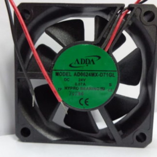ADDA AD0624MX-D71GL 24V 0.07A 6cm Inverter cooling fan ADDA AD0624MX-D71GL 24V 0.07A 6cm Inverter cooling fan