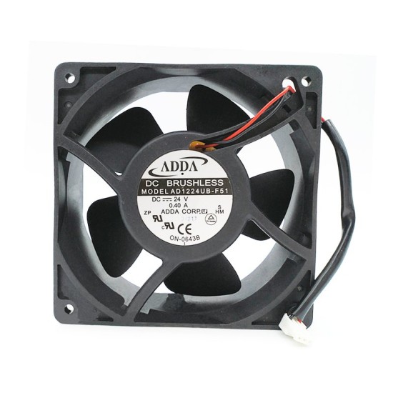 ADDA AD1224UB-F51 DC24V 0.40A server inverter Axial flow cooling fan ADDA AD1224UB-F51 DC24V 0.40A server inverter Axial flow cooling fan
