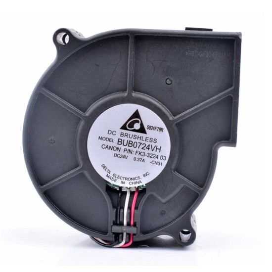 Delta BUB0724VH 24V 0.37A Canon FK3-3224 centrifugal turbine blower cooling fan Delta BUB0724VH 24V 0.37A Canon FK3-3224 centrifugal turbine blower cooling fan