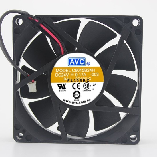 AVC C8015B24H 24V 0.17A inverter double ball cooling fan AVC C8015B24H 24V 0.17A inverter double ball cooling fan