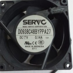 SERVO D0938C48BYPPA27 DC 48V 0.14A Server Cooling Fan