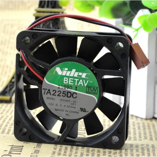 Nidec R33965-55 6CM 60*60*15 12V 0.16A dual ball fan Nidec R33965-55 6CM 60*60*15 12V 0.16A dual ball fan