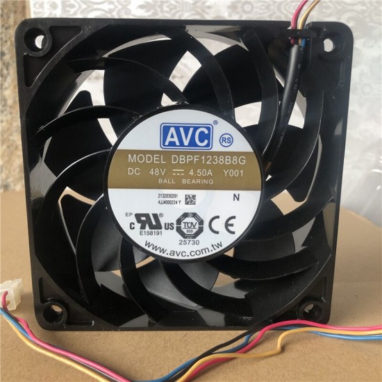 AVC DBPF1238B8G DC48V 4.50A cooling fan AVC DBPF1238B8G DC48V 4.50A cooling fan