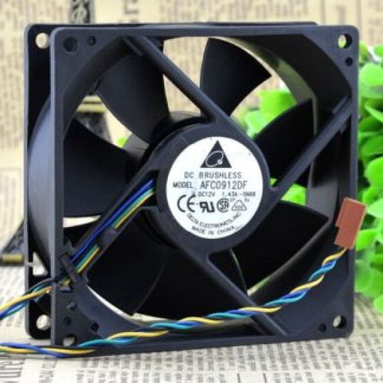 delta AFC0912DF U7581 12V 1.43A 90*90*32 9CM 4 line PWM fan delta AFC0912DF U7581 12V 1.43A 90*90*32 9CM 4 line PWM fan