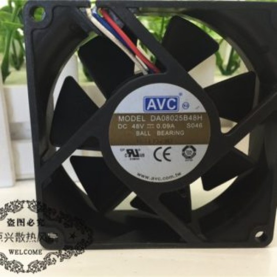 AVC DA08025B48H 48V 0.09A Double ball server cooling fan AVC DA08025B48H 48V 0.09A Double ball server cooling fan