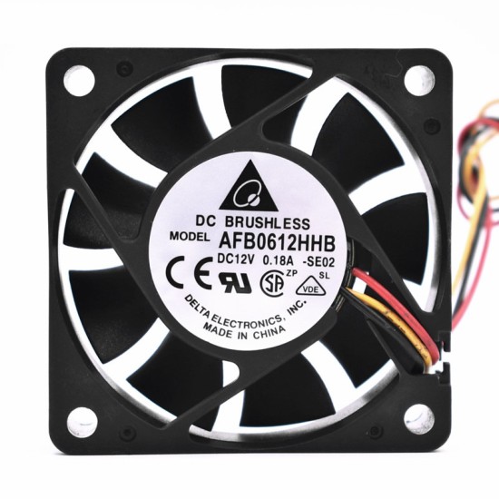 Delta AFB0612HHB 12v 0.18a axial case cooler Cooling fan Delta AFB0612HHB 12v 0.18a axial case cooler Cooling fan