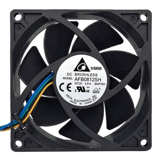 AFB0812SH-9N07YEM Delta DC12V 0.51A cooling fan