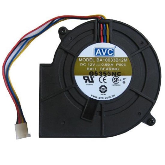AVC BA10033B12M 12V 0.99A 9CM 4-wire PWM temperature centrifugal fan AVC BA10033B12M 12V 0.99A 9CM 4-wire PWM temperature centrifugal fan