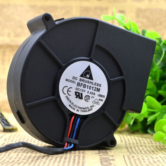 Delta BFB1012M-SM25 DC12V 0.60A 9.6W 3-wires cooling fan Delta BFB1012M-SM25 DC12V 0.60A 9.6W 3-wires cooling fan