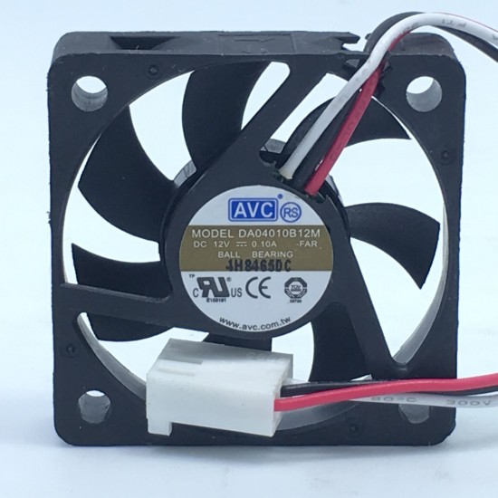 AVC DA04010B12M DC12V 0.1A 4cm 3-wires Server Cooling Fan AVC DA04010B12M DC12V 0.1A 4cm 3-wires Server Cooling Fan
