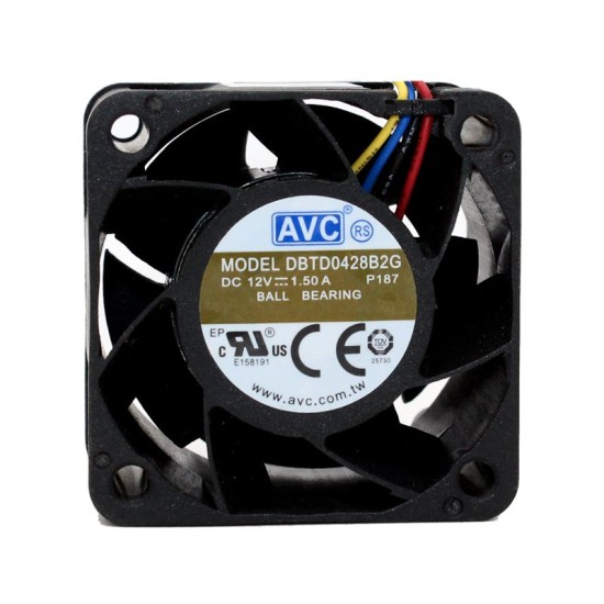 AVC DBTD0428B2G DC12V 1.50A 4-wires server inverter cooling fan AVC DBTD0428B2G DC12V 1.50A 4-wires server inverter cooling fan