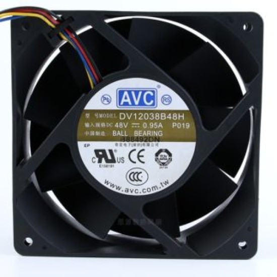 AVC DV12038B48H DC48V 0.95A 12CM industrial inverter cooling fan AVC DV12038B48H DC48V 0.95A 12CM industrial inverter cooling fan