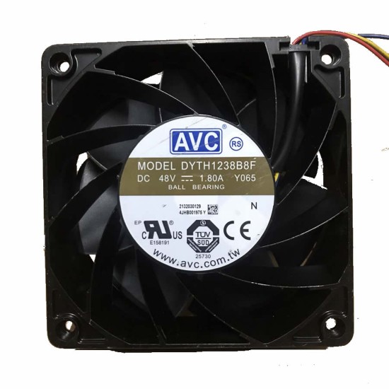 AVC DYTH1238B8F DC48V 1.80A Y082 120*120*38MM 4-wire server industrial cooling fan AVC DYTH1238B8F DC48V 1.80A Y082 120*120*38MM 4-wire server industrial cooling fan