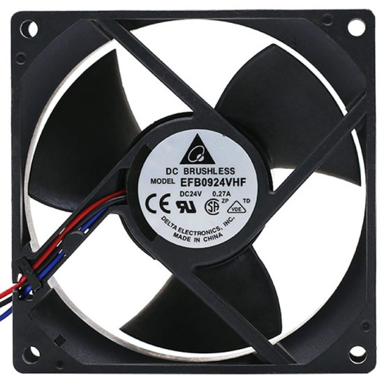 DELTA EFB0924VHF R00 9CM 24V 0.27A 3-lines cooling fan DELTA EFB0924VHF R00 9CM 24V 0.27A 3-lines cooling fan