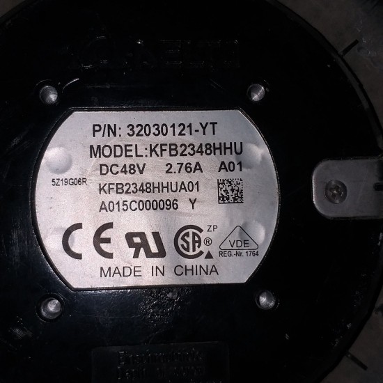 Delta KFB2348HHU DC48V 2.76A 4-wires cooling fan Delta KFB2348HHU DC48V 2.76A 4-wires cooling fan