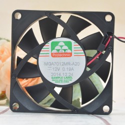 Magic MGA7012MR-A25 DC12V 0.17A 2lines silence cooling fan Magic MGA7012MR-A25 DC12V 0.17A 2lines silence cooling fan
