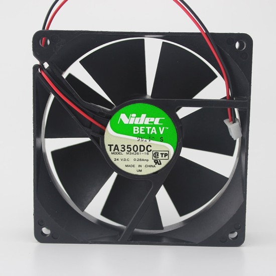 Nidec M34261-16 TA350DC 24V 0.28A 2-wire double ball inverter cooling fan Nidec M34261-16 TA350DC 24V 0.28A 2-wire double ball inverter cooling fan