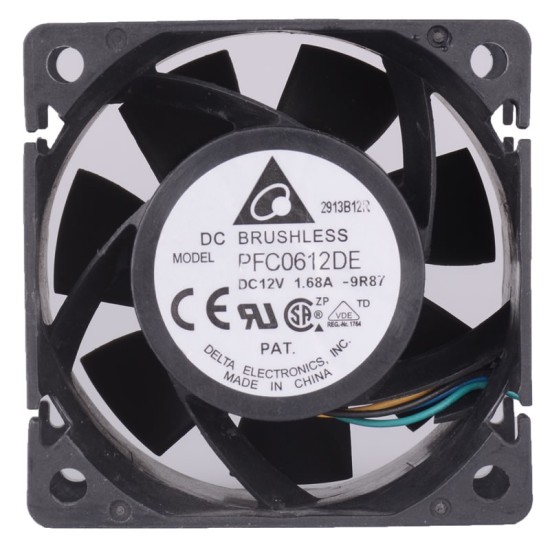 Delta PFC0612DE DC12V 1.68A axial industrial cooling fan Delta PFC0612DE DC12V 1.68A axial industrial cooling fan