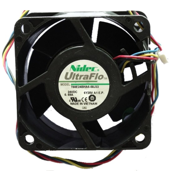Nidec T60E24BHA5-58J33 DC24V 0.69A 4line two ball bearing cooling fan Nidec T60E24BHA5-58J33 DC24V 0.69A 4line two ball bearing cooling fan