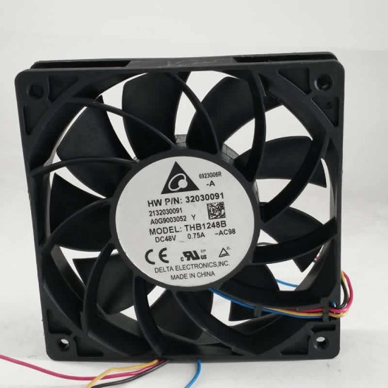 Delta THB1248B DC48V 0.75A 12CM PWM cooling fan Delta THB1248B DC48V 0.75A 12CM PWM cooling fan